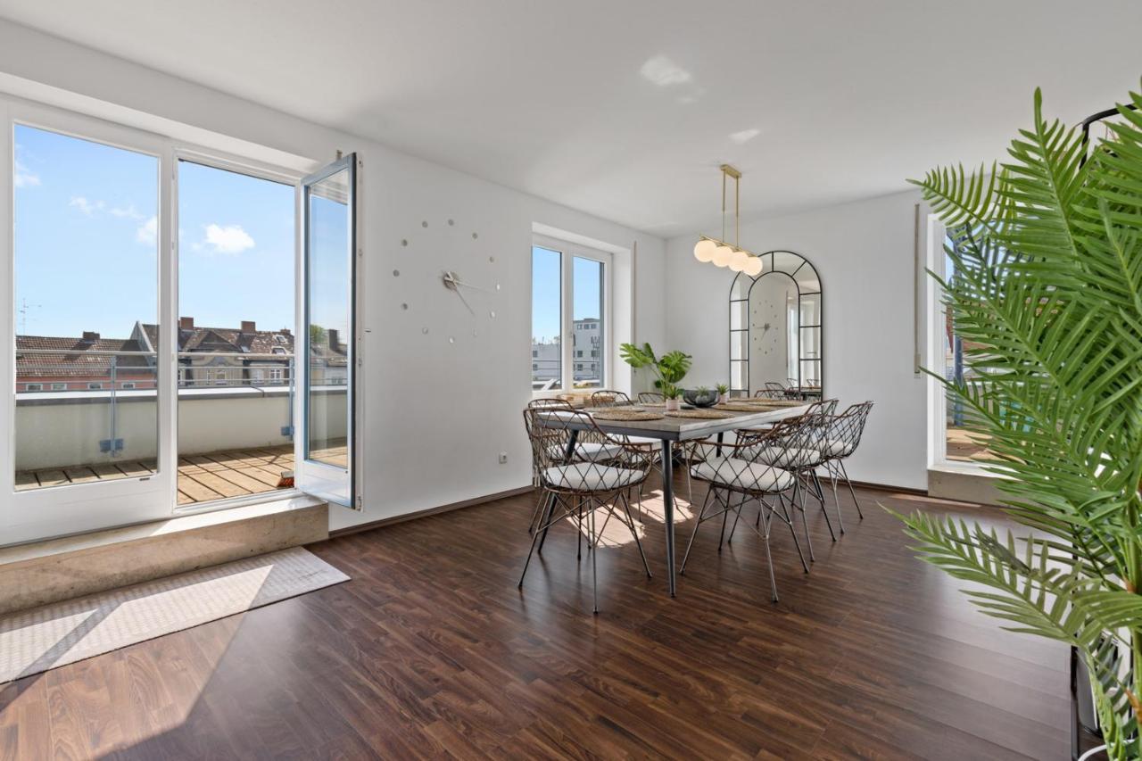 Arbio I Premium Penthouse Apartment Augsburg Exterior photo