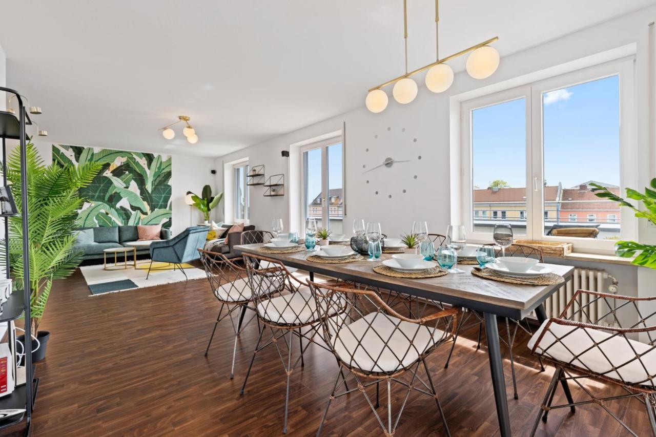 Arbio I Premium Penthouse Apartment Augsburg Exterior photo