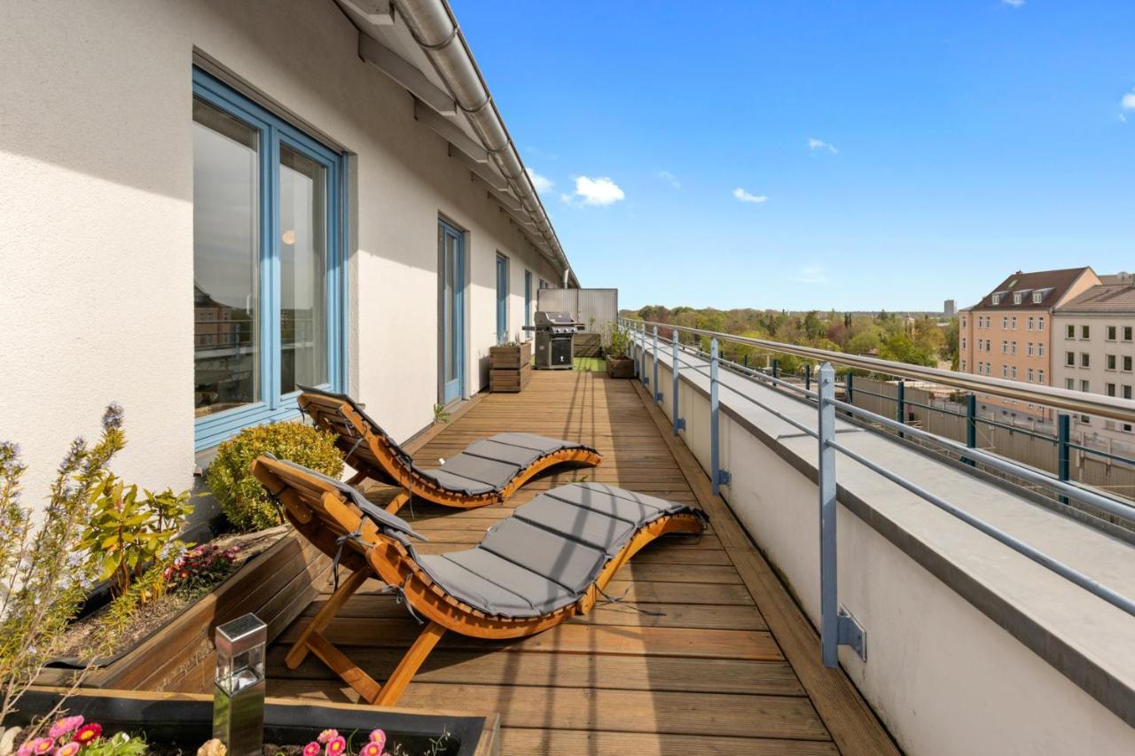 Arbio I Premium Penthouse Apartment Augsburg Exterior photo